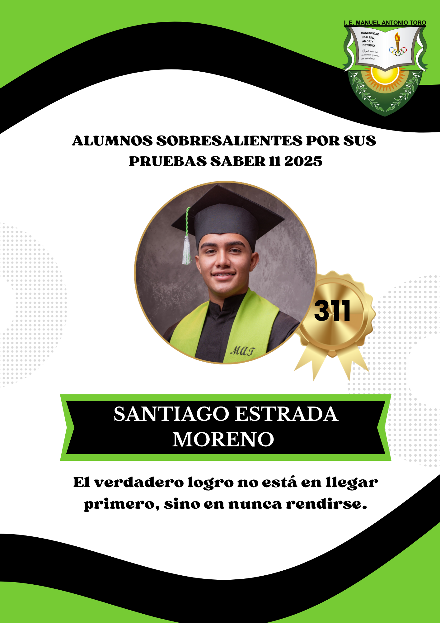 Mejores Puntajes Pruebas Saber 11 - 2025